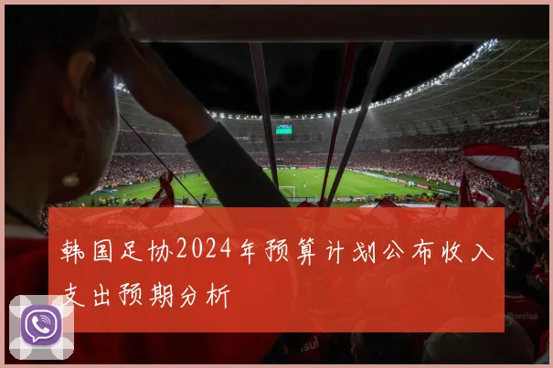 韩国足协2024年预算计划公布收入支出预期分析