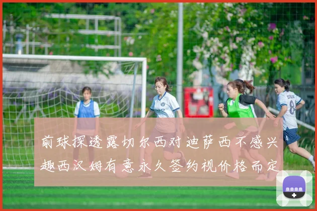 前球探透露切尔西对迪萨西不感兴趣西汉姆有意永久签约视价格而定